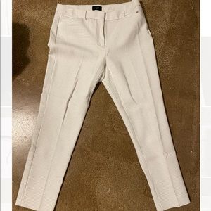 White House Black Market pants. Slim Ankle Fit - White with black stitch Size 6